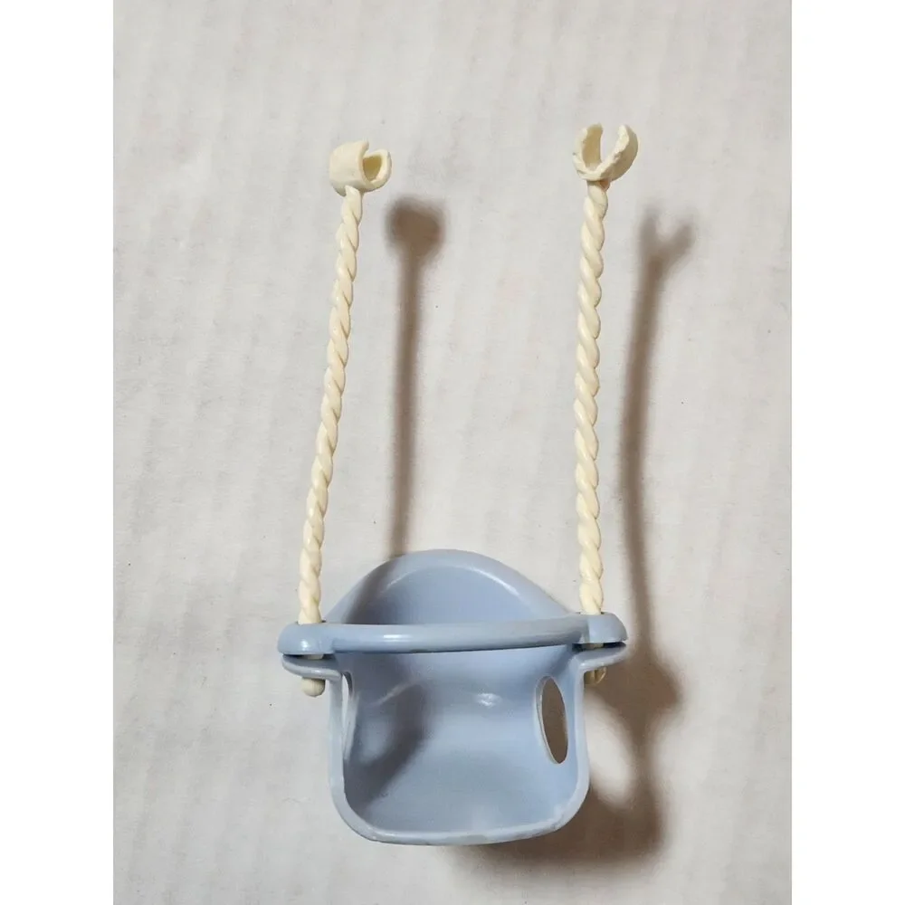 Fisher-Price Loving Family Dollhouse Replacement Blue Baby Swing & Hanger Frame